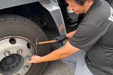 長距離トラックドライバー